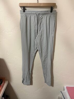 Light Gray Women's Drawstring Jogger Pants